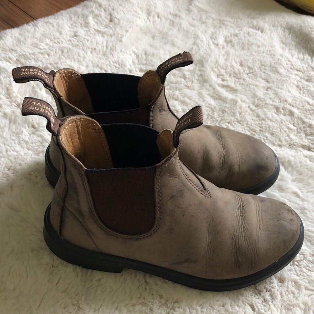Blundstone Kids Brown Chelsea Boots
